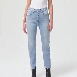 Agolde Riley size 24 light wash Bitter